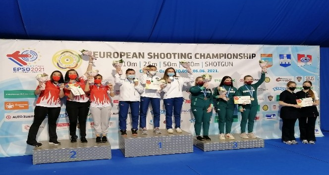 Tüm Dallar Avrupa Şampiyonası’nda gümüş madalya Türkiye’nin