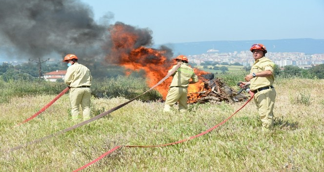 Çanakkale’de ‘büyük orman yangını’ tatbikatı