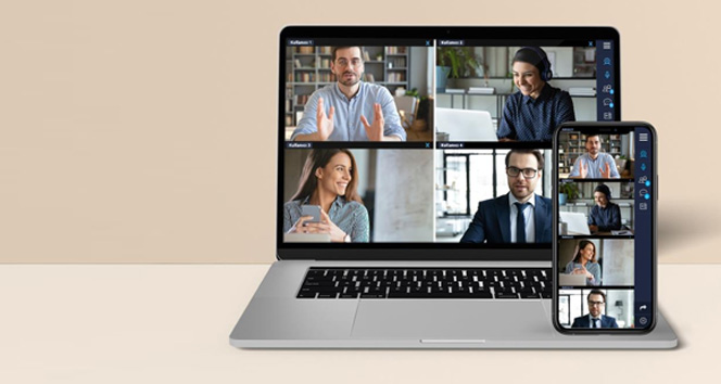 10’dan fazla dil tercümesi seçeneğiyle video konferans imkanı