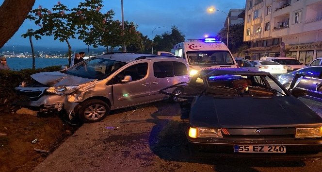 Ordu’da otomobille kamyonet çarpıştı: 4 yaralı
