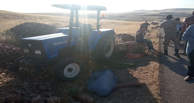 Mardin’de kontrolden çıkan traktör devrildi: 1 ölü
