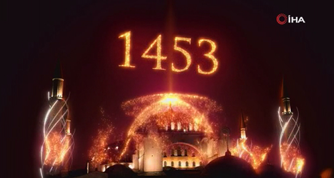 İstanbul’un Fethi’nin 568. yıldönümü ışık gösterileriyle kutlandı