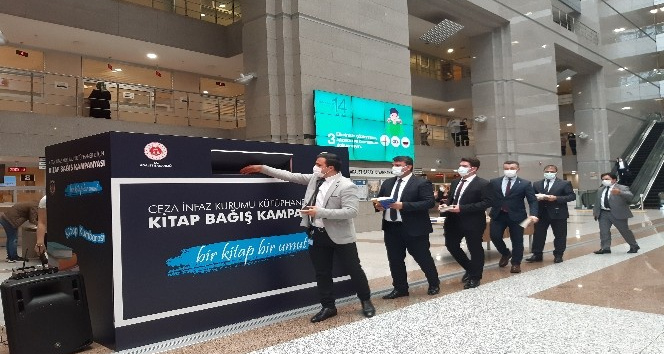 İstanbul Adalet Sarayı’nda ‘Kitap Bağış Kumbarası’ kuruldu