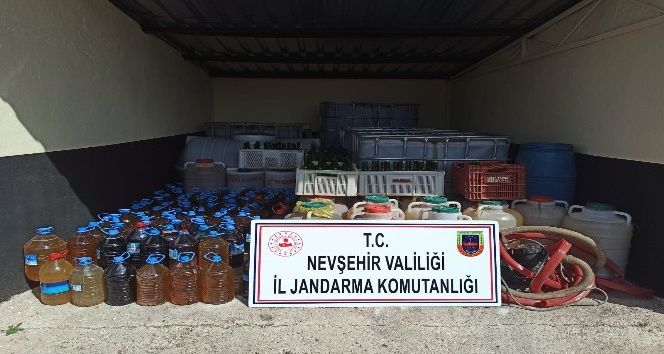 Nevşehir’de 8 ton sahte şarap ele geçirildi