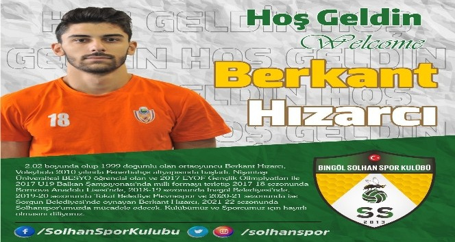 Efeler Ligi ekibi Solhan Spor’da 2 imza