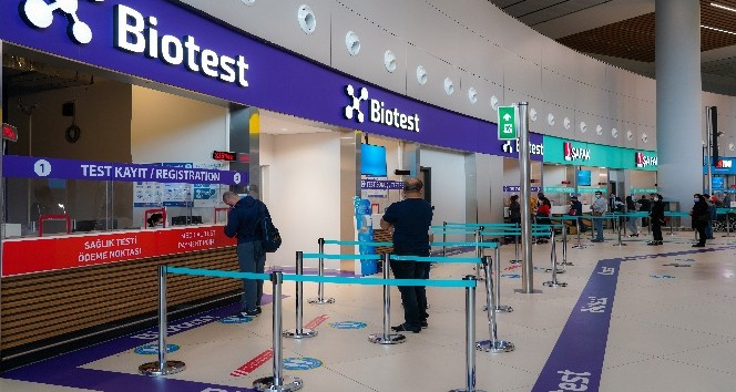 İstanbul Havalimanı’nda PCR test sonuç süresi kısaldı: 1,5 saatte Covid-19 testi