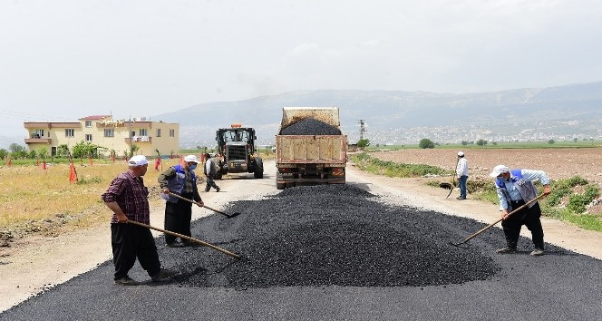 Karaziyaret’te asfalt çalışmaları