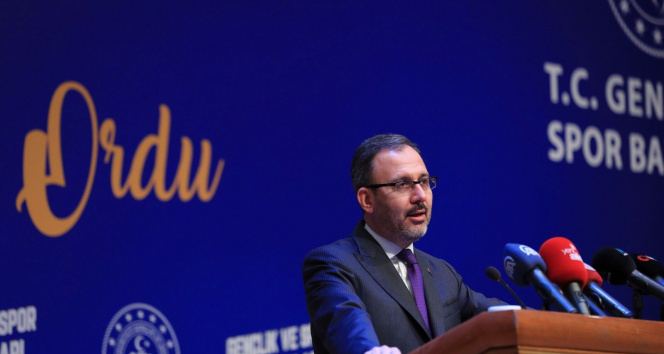 Bakanı Kasapoğlu: 'Ordu’nun bundan sonraki süreçte spor ve gençlik adına yeni bir dönemini başlatmak üzere karar aldık'