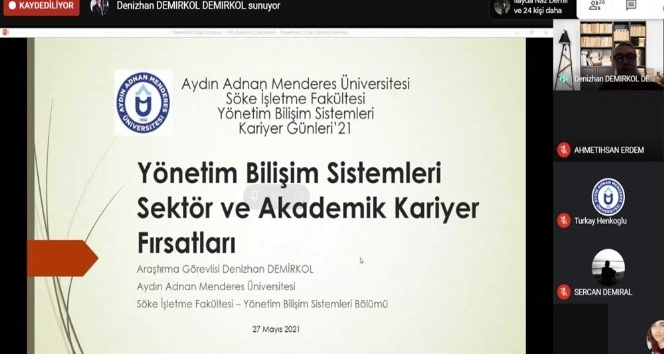 Yönetim Bilişim Sistemleri Bölümü’nde sektör ve akademik kariyer fırsatları konuşuldu