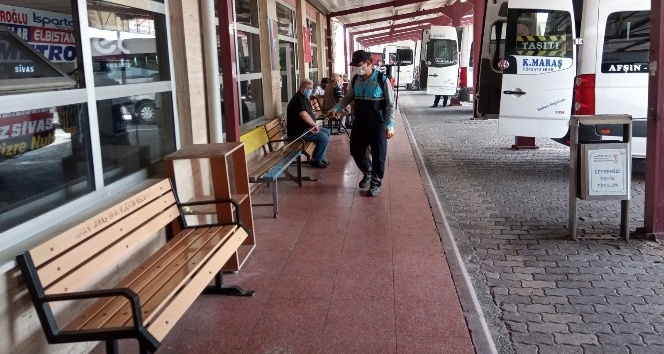 Kahramanmaraş’ta ortak kullanım alanları dezenfekte ediliyor