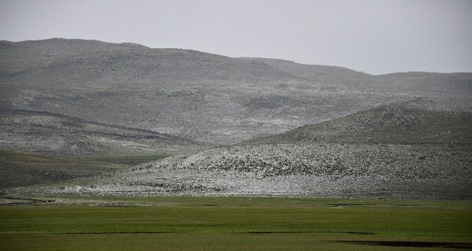 Ardahan beyaza büründü, herkes kar yağdı sandı