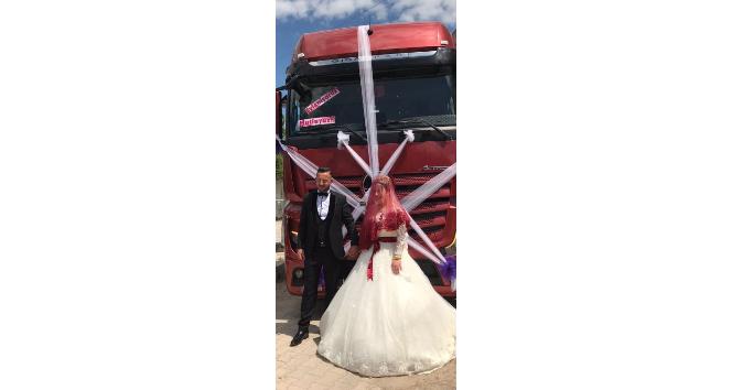 Gelin tıra bindi ya nasip dedi