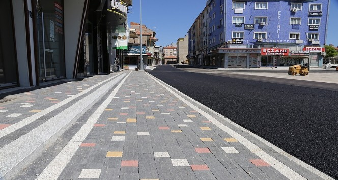 Karaman Belediyesi’nin Semerciler Sokağı’nda başlattığı çalışmalar tamamlandı