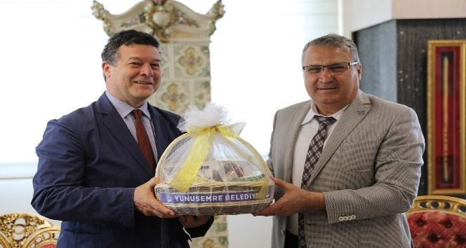 Başkan Çerçi BM Mülteciler Yüksek Komiserliği Türkiye Temsilcisini ağırladı