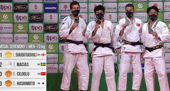 Milli judocu Bilal Çiloğlu Dünya üçüncüsü