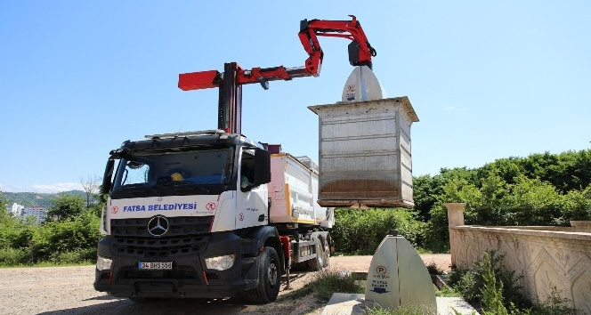 Fatsa’da teknolojik çöp toplama sistemi hizmete girdi