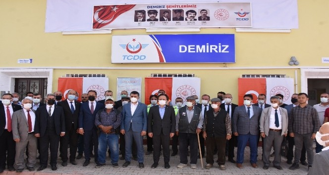 Terör örgütü PKK’nın şehit ettiği 6 TCDD personeli ile 2 sivil vatandaş anıldı