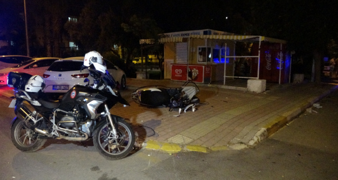 Antalya’da otomobil ile motosiklet çarpıştı: 2 yaralı