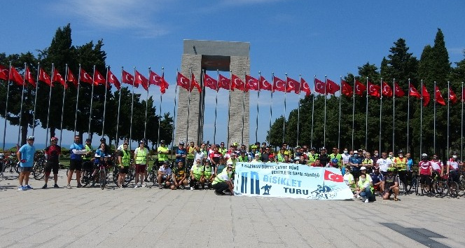 Tarihi Yarımada’da Şehitlere Saygı Sürüşü Bisiklet Turu düzenlendi