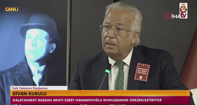Eşref Hamamcıoğlu: 'İşini bilen, Galatasaray'da kendini ispat etmiş kişilerden oluşan yönetimle görev yapacağız'