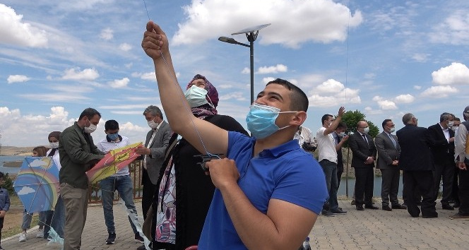 Kırıkkale’de engelli çocukların ’uçurtma’ heyecanı