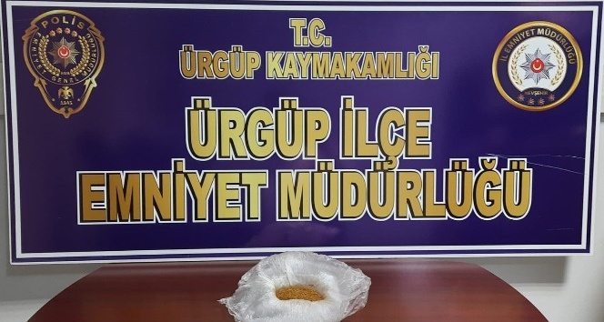 Ürgüp’te 51 gram bonzai ele geçirildi