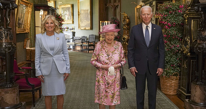 ABD Başkanı Biden, İngiltere Kraliçesi II. Elizabeth ile bir araya geldi