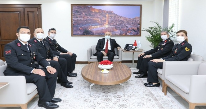 Jandarma Teşkilatından Mardin Valisi Demirtaş’a 182. kuruluş yıl dönümü ziyareti