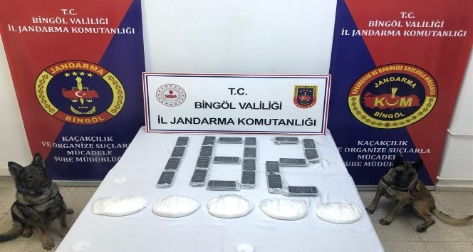 Bingöl’de 2 milyon 200 bin TL değerinde uyuşturucu ele geçirildi