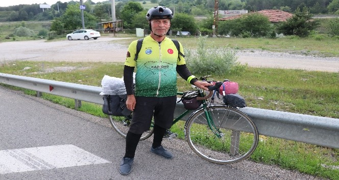 Bisiklet yolu farkındalığı için İstanbul’dan Gürcistan’a pedal çeviriyor