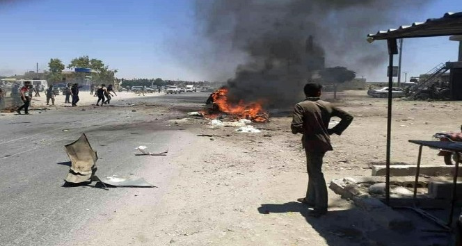 Afrin’de bombalı araç patladı: 1 kişi öldü, 2 sivil yaralandı