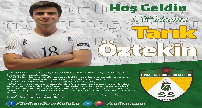 Solhan Spor, Tarık Öztekin ile anlaştı