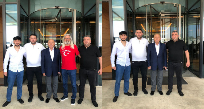 Azeri ve Türk tribün liderleri, A Milli Takım için bir araya geldi