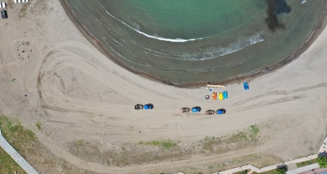 Ordu’da plajlar pırıl pırıl