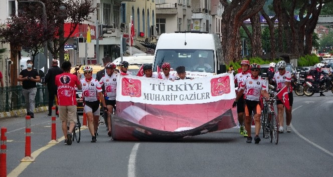 Kıbrıs Gazisi anısına düzenlenen 861 kilometrelik bisiklet turu Ordu’da sonlandı