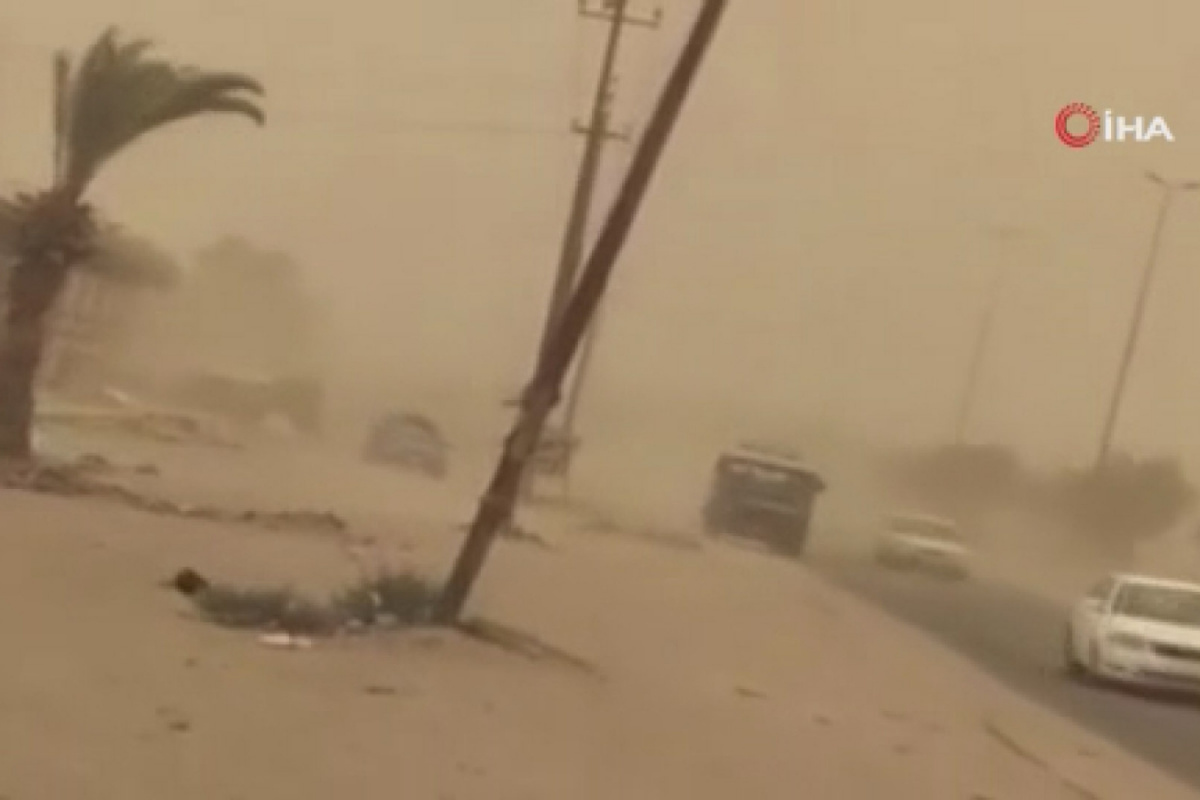Irak’ın güneyini kum fırtınası vurdu
