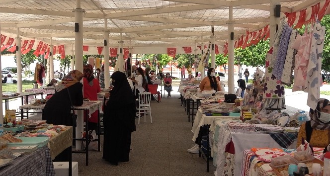 ’Hanımeli Pazarı’ kadınlara gelir kapısı oldu