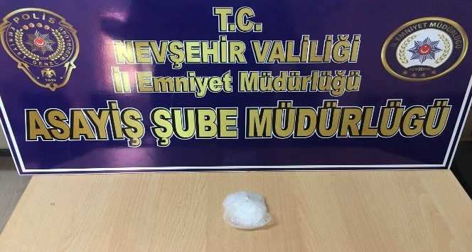 Nevşehir’de Afgan uyruklu uyuşturucu taciri 1 kişi tutuklandı