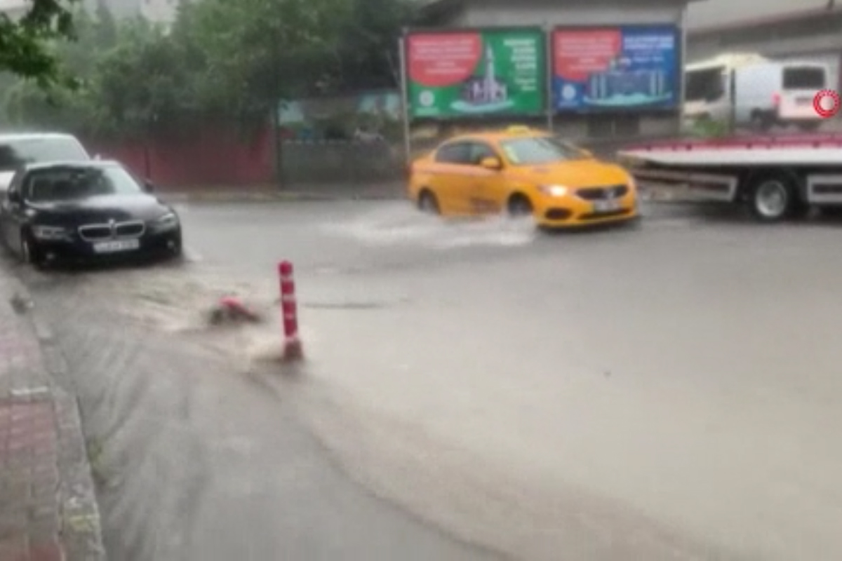 İstanbulda sağanak yağmur