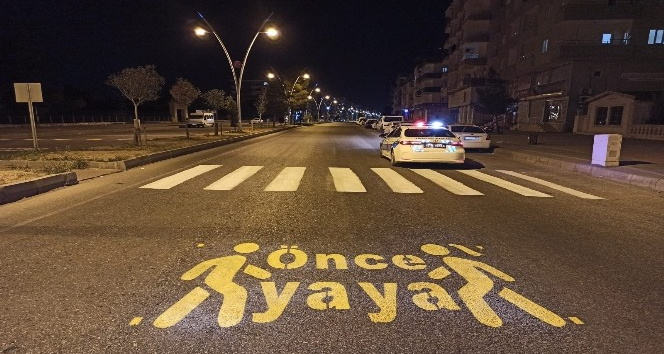Mardin’de yaya geçitleri ve ikonlar belirginleştirildi