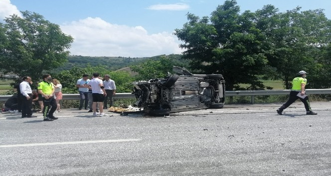 Balıkesir’de trafik kazası 2 kişi yaralı