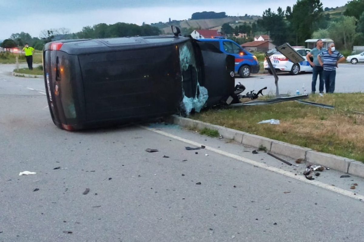 Samsun&#039;da trafik kazası: 1 ölü, 2 yaralı