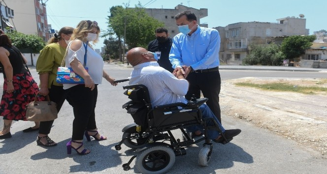 Yenişehir Belediyesinden engelli bireylere akülü sandalye