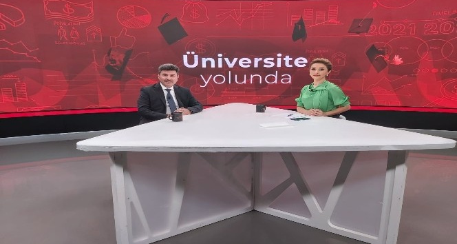 Rektör Karacoşkun, “Bengü Kantekin ile Üniversite Yolunda” programına katıldı