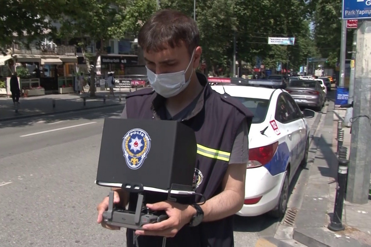 Kadıköy’de drone destekli trafik denetimi gerçekleştirildi