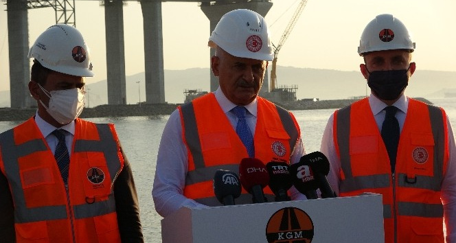 AK Parti Genel Başkanvekili Yıldırım: “Önümüzdeki 18 Mart törenlerinde inşallah köprümüzden geçiş, resmi açılış mümkün hale gelecek&quot;