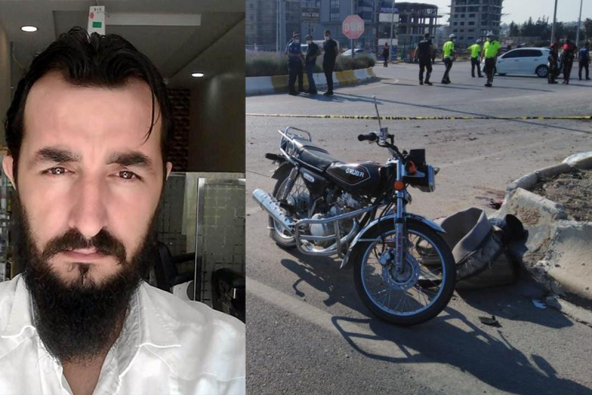 Kilis&#039;te motosiklet traktöre çarptı: 1 ölü, 2 yaralı