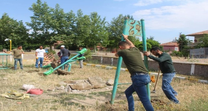 Boğazlıyan’da Çocuk parkları yenileniyor