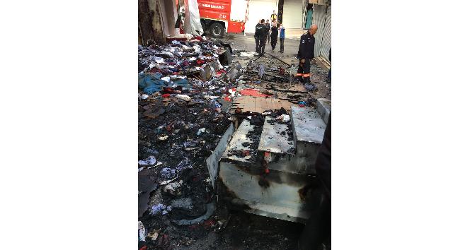 Başkent’in alışveriş sokağındaki yangın kundaklama çıktı