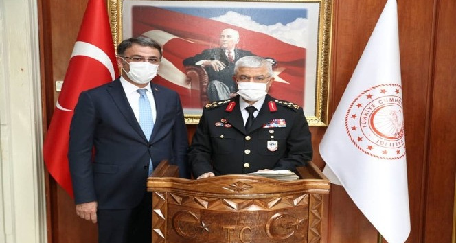 Jandarma Genel Komutanı Orgeneral Çetin, Tokat’ta temaslarda bulundu